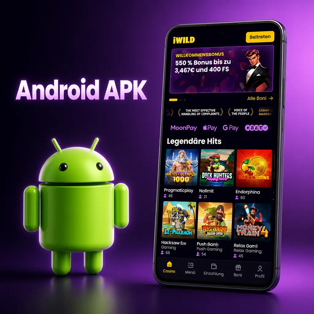 Android APK Download der iWild Casino App mit sicheren Installationshinweisen und Berechtigungsprüfung