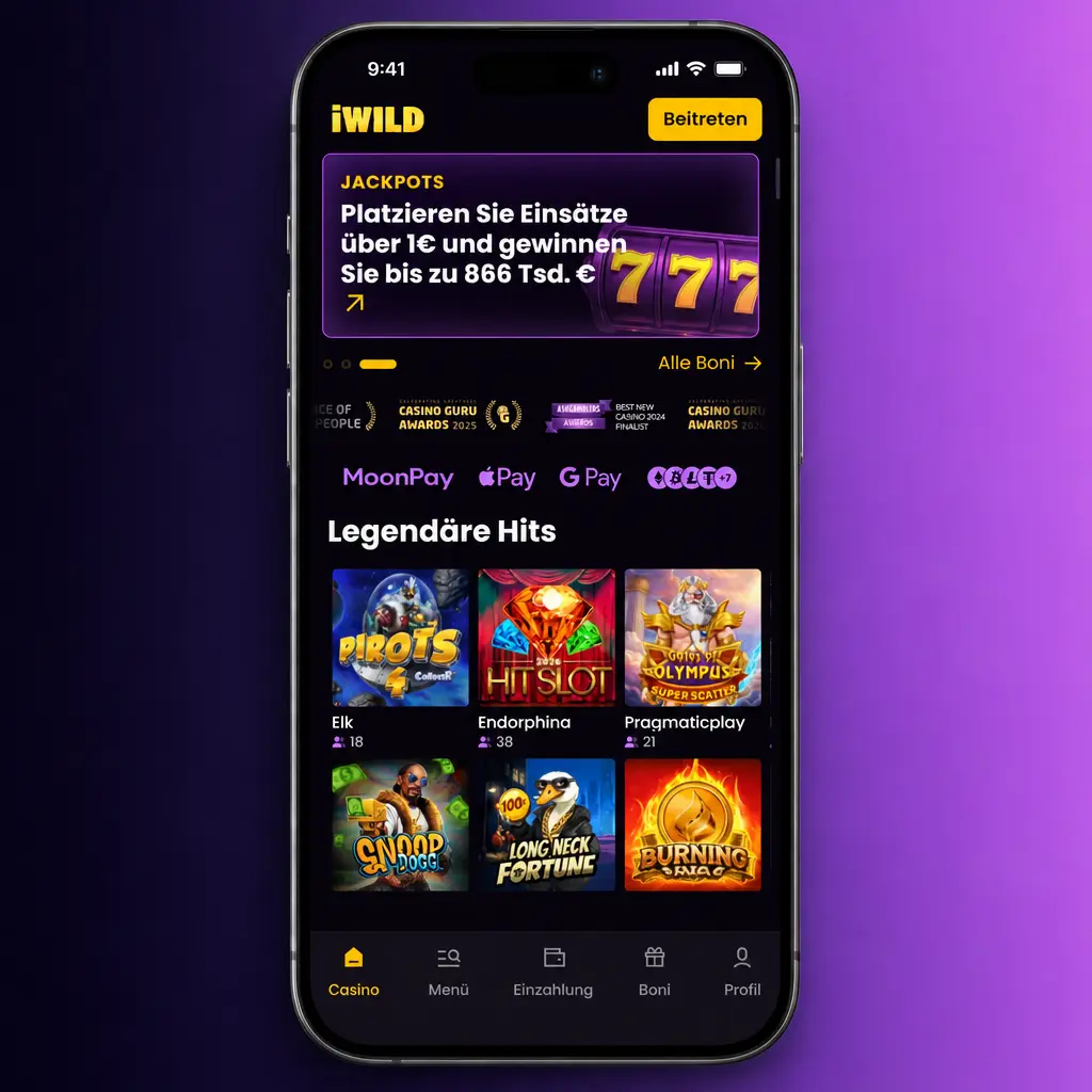 iWild Casino App für Android: APK herunterladen, Installation erlauben und App starten