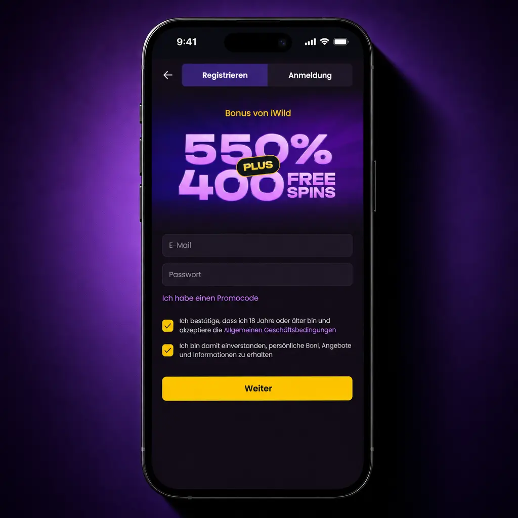 So sicherst du den Willkommensbonus mit 200 Prozent bis 864 EUR und 100 Freispielen nach erster Einzahlung